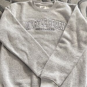 Myrtle Beach Gray Sweater